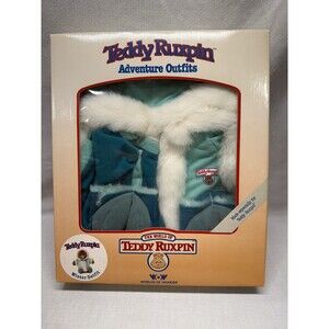 Teddy ruxpin adventure outfit brand new winter outfit world of wonder 1985 teal